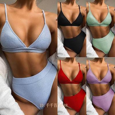 Bra sexy bikini triangle swimsuit womne欧美比基尼泳衣女外单