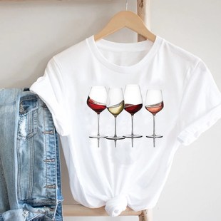 Clothes Graphic White T-shirts Tee T Shirt for Women Tops