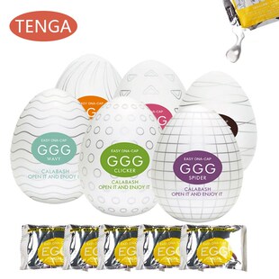 6PCS TENGA Eggs Man Masturbator Realistic Vagina Big Pussy M