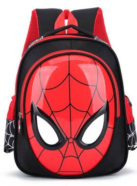 Child Spiderman Book bag Kids Shoulder Bag Satchel Knapsack