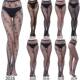 Pantyhose Nylon Stockings Women Mesh Print Fishnet Tight
