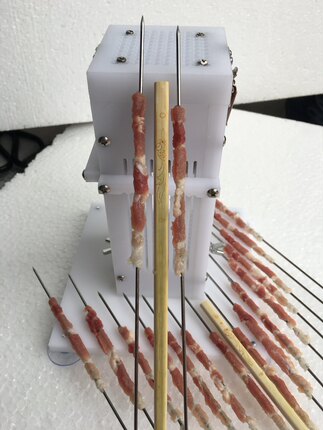 小串全自动穿串神器穿肉串机器多功能扁串羊肉串机器烧烤商用快速