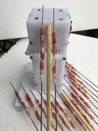 小串全自动穿串神器穿肉串机器多功能扁串羊肉串机器烧烤商用快速
