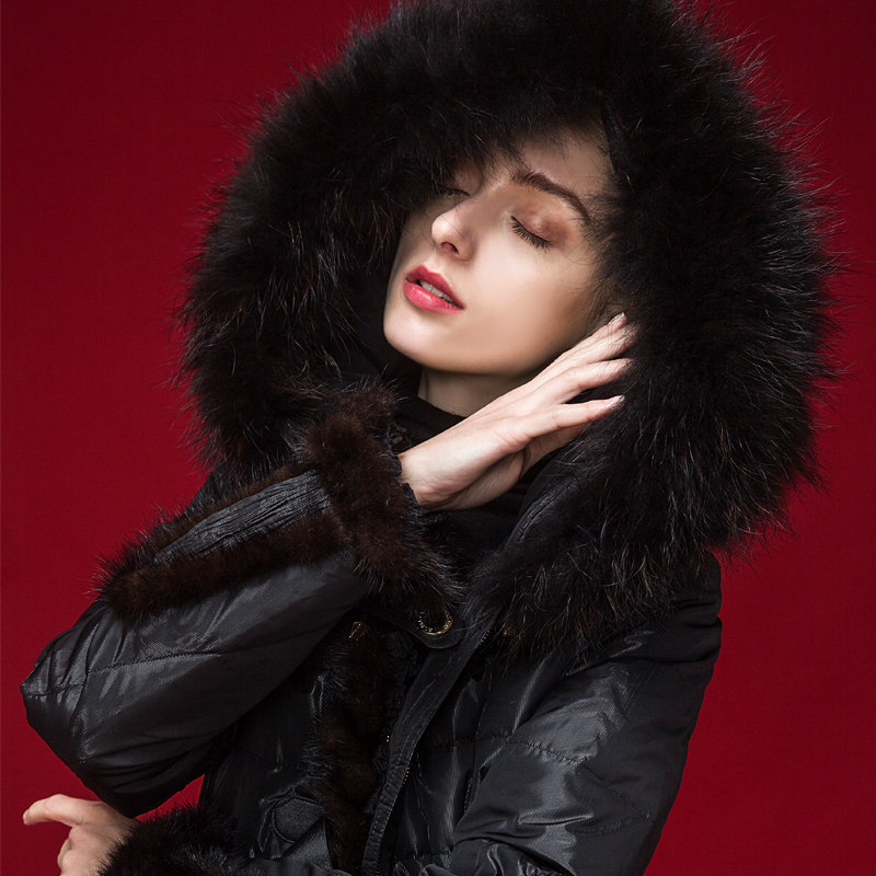 羽绒服ROYALCAT奢华皮草水貂毛
