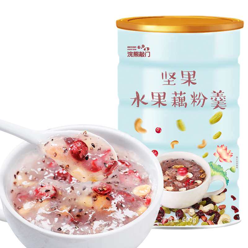 孕妇食品宵夜 速食600g水果坚果藕粉羹速食营养早餐食品饱腹即食在类目 咖啡/麦片/冲饮, 天然粉粉食品中 - 来自Buy2taobao.com提供专业的淘宝代购服务