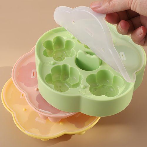 儿童辅食蒸糕米糕布丁果冻模送盖