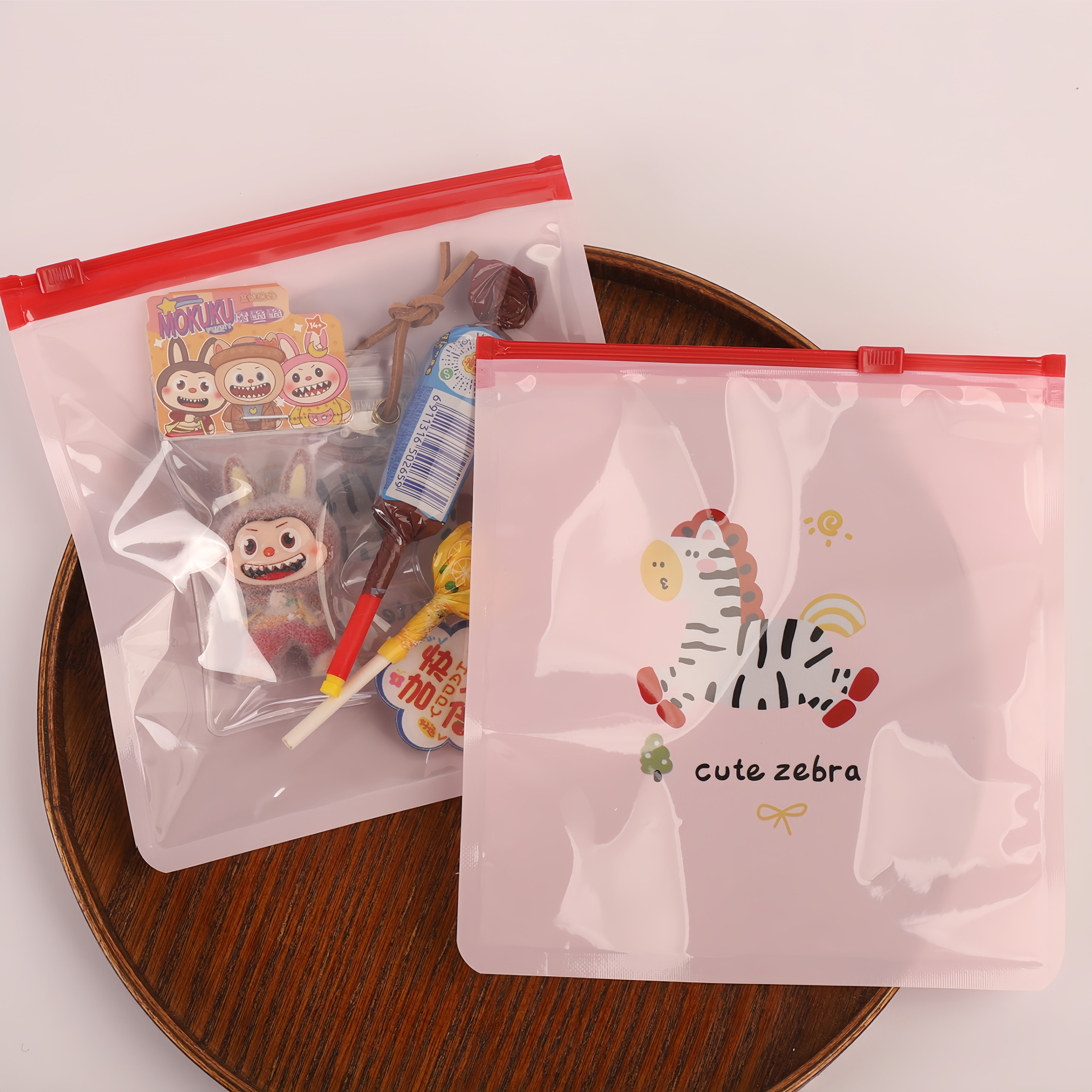 马年喜庆大号零食糖果文具饰品袋图片