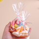 透明糖果QQ糖雪花酥曲奇饼干包装袋礼品袋子学生分享零食袋100个