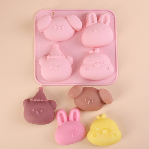 小熊鸡仔DIY食品级布丁果冻模具