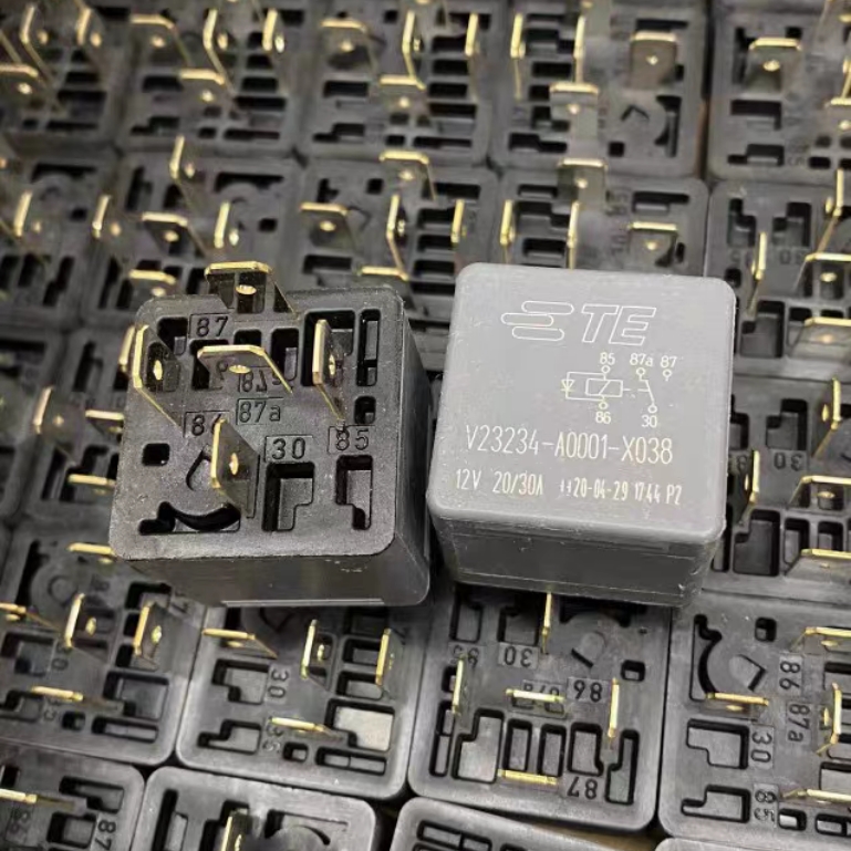 全新原装V23234-A0001-X038戴纳派克压路机12V 5脚泰科汽车继电器