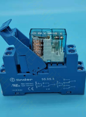 finder/芬德Type 40.52 DC24V配套 轨道底座 95.85.3 继电器