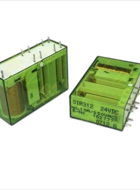 SIR312 24VDC SIR312  进口瑞士安全继电器 10A 250VAC拆机的现货