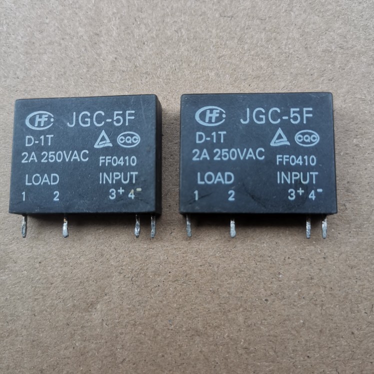JGC-5F HFS5 HFS5 D-1T D-1T(141)(555) 通用 2A 250VAC 4脚 现货
