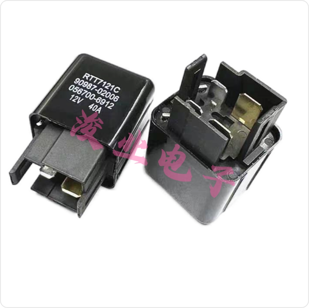 RTT7121 12V 40A H502-A JD1929 机车防盗倒车雷达雨刮空调继电器