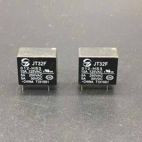 金天继电器JT32F-012-HS3一组常开4脚5A250VAC JZC-32F-012-HS3