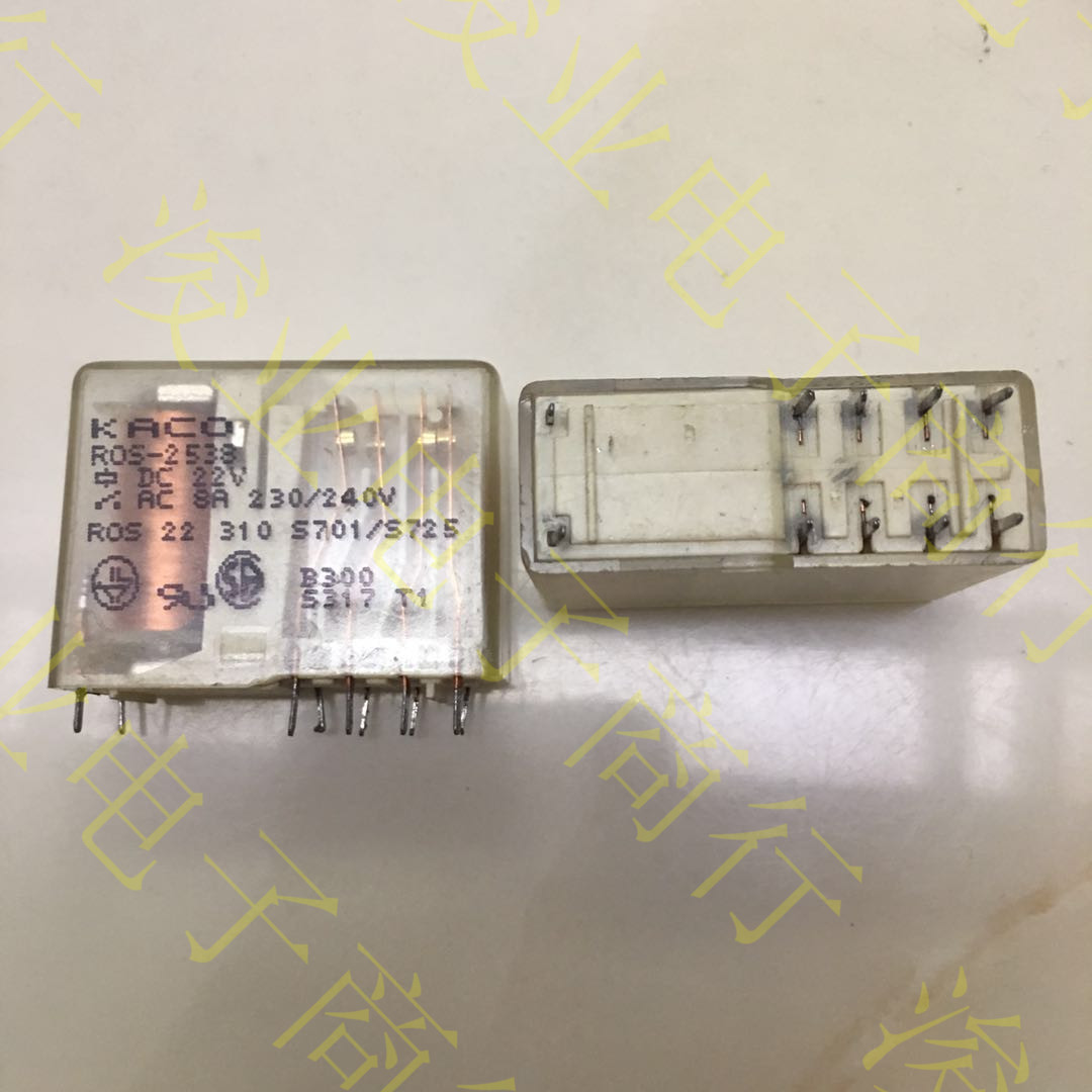 KACO继电器 ROS-2538 DC22V 拆机 ROS-2538 DC22V 镀金触点