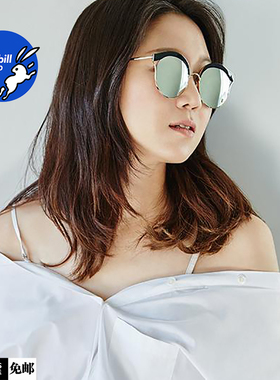 6折 现货 stephane christian 孔孝真同款 黑框墨镜太阳镜17QA02