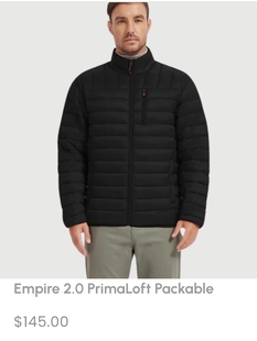 原d出美国Hawke&Co户外Primaloft棉运动休闲棉服 p棉