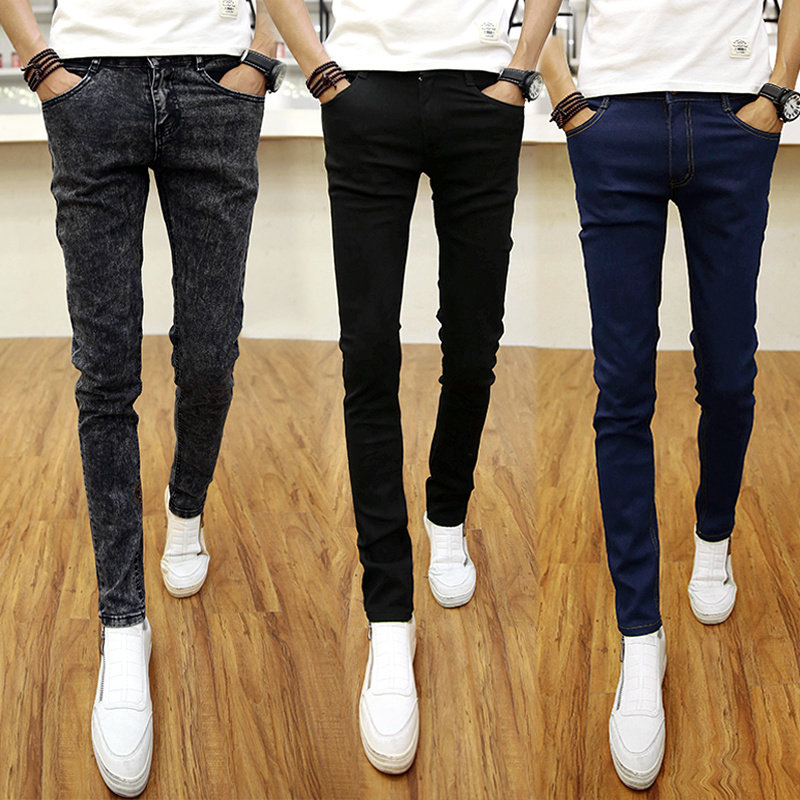 Jeans pour adolescent pieds Slim pour Quatre saisons - Ref 1462019 Image 1