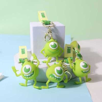 可爱卡通大眼仔车钥匙扣书包挂件
