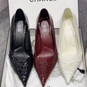 117真皮漆皮大牌高跟瓢鞋 2026年春款 森琦贝尔261 专柜直发