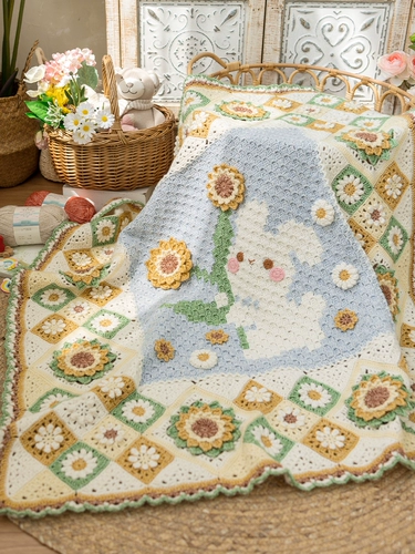 Плетеный крючок для вязания для матери и ребенка ручной работы, одеяло, клубок пряжи, набор материалов, «сделай сам»