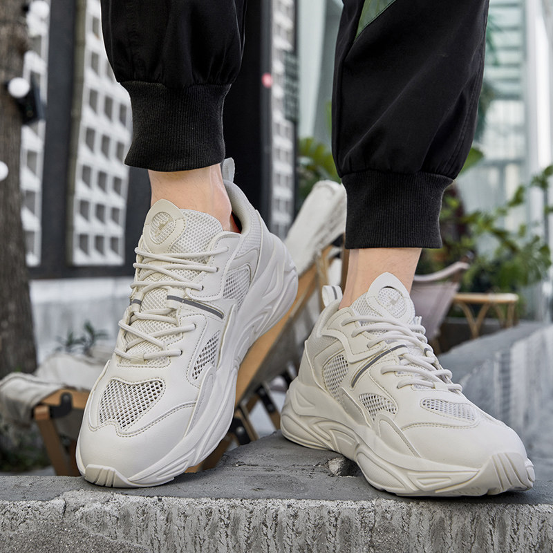 乔丹格兰2026夏季网面透气运动鞋男软底跑步鞋轻便男防滑鞋底男鞋