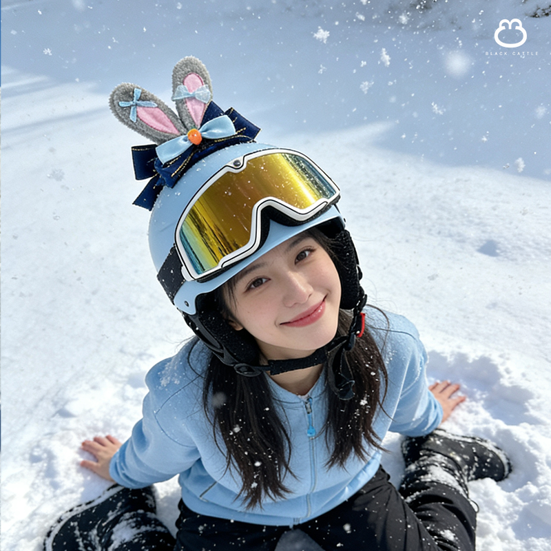 兔子滑雪头盔男女专业单双板雪镜一体护耳防风户外滑雪帽冬季保暖,户外/登山/野营/旅行用品,滑雪头盔/滑雪帽,淘宝优惠券,粉丝福利购,淘宝优惠卷