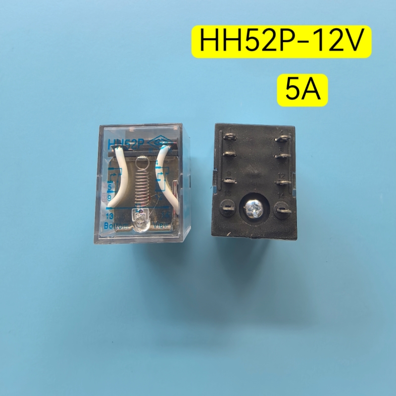 全新原装前继中间继电器  HH52P-12V   24V  220V  5A 8脚