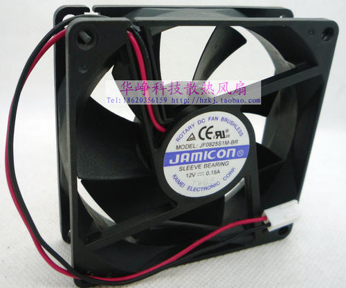 原装 JAMICON 8025 DC12V 0.15a JF0825S1M-BR 8cm 电源风扇