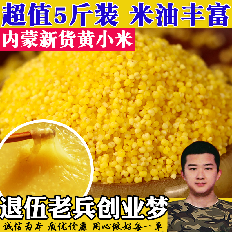 黄小米5斤超值装新货天山宝宝粥