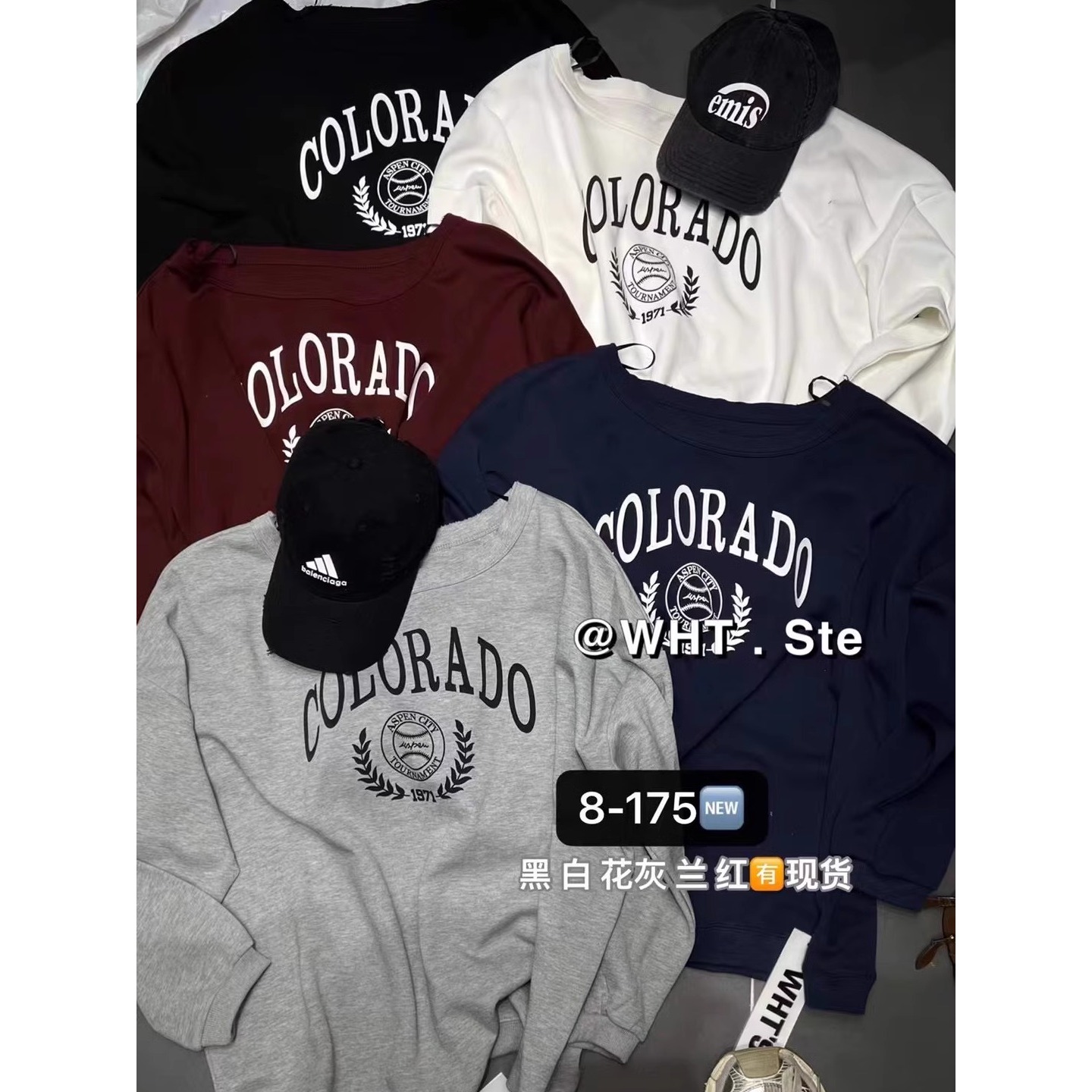 韩系字母印花斜肩长袖卫衣女