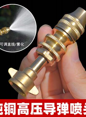 农用电动喷雾器高压导弹喷头除尘加湿打药可调远近喷雾果树园林