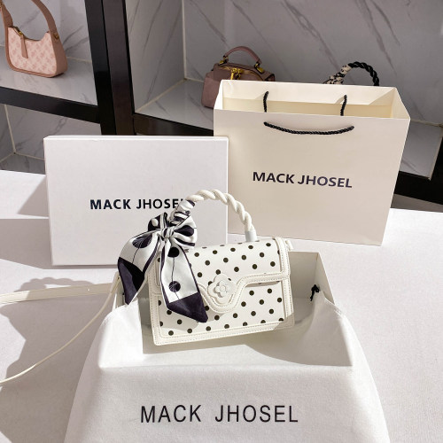 MACKJHOSEL小众设计波点小方包