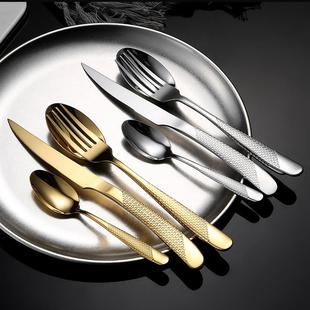 牛排刀叉餐具西餐切牛排专用不锈钢德国高端刀叉勺牛排盘刀叉套装