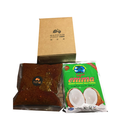 咖哩酱 咖哩包附椰粉360g南洋風味6人份 任選4包包郵台湾直送