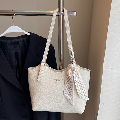 韩系ins高级感通勤单肩包女新款