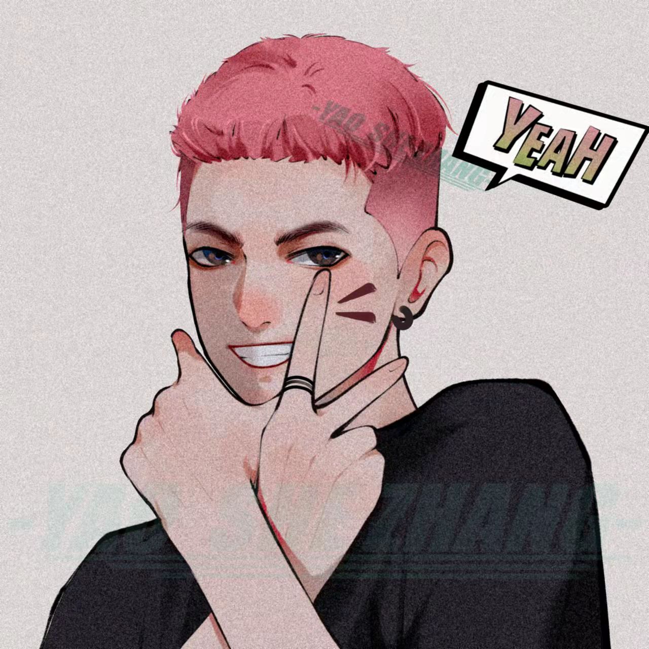 代画卡通约稿插画漫画手绘头像