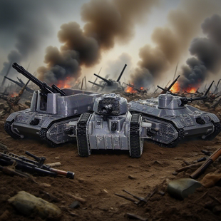 战锤帝国星界军黎曼鲁斯坦克3D打印军事桌游战棋游戏周边模型摆件