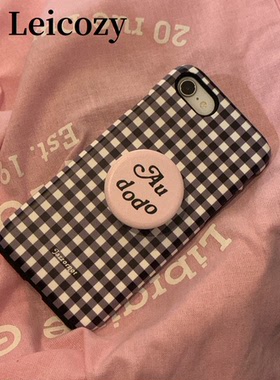 【国内现货】秒发Jazzornot黑白格子粉格绿格二合一手机壳拍下不退换