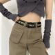 百搭青年工装 帆布针扣腰带男女皮带裤 带学生加长休闲户外韩版