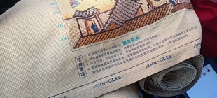 KS纯手工十字绣成品清明上河图6米纯手工