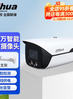 大华200万声光警戒摄像头