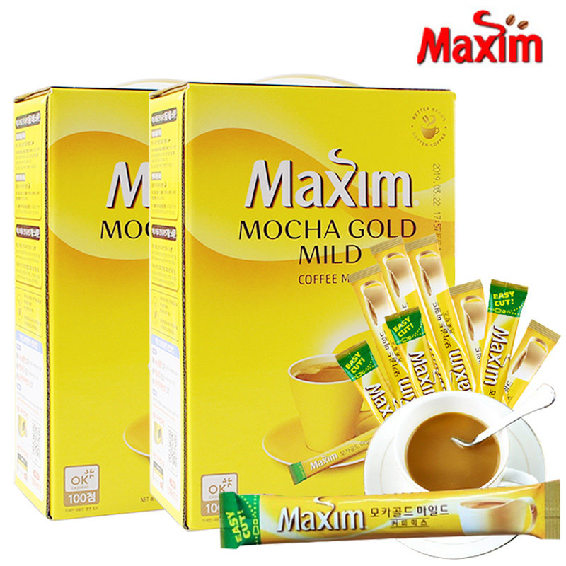 the republic of korea Coffee imports 100 The cartridge Mak Hing Maxim Triple Mocha Instant Coffee powder Extra strong 2in the Coffee/Oatmeal/Chongyin , Instant coffee/Coffee beans/Powder , Instant coffee  category - from Buy2taobao.com to provide professional Taobao agent buy service