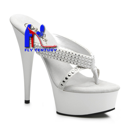 嘉兴超高跟厘米钻石居家性感凉拖