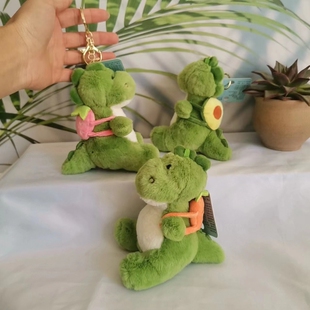 背书包恐龙钥匙扣可爱毛绒逃学龙挂件挂饰公仔玩偶娃娃男女生礼物