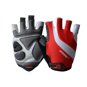 wonny蜗牛骑行手套男女硅胶防滑自行车手套运动半指骑行装备耐磨