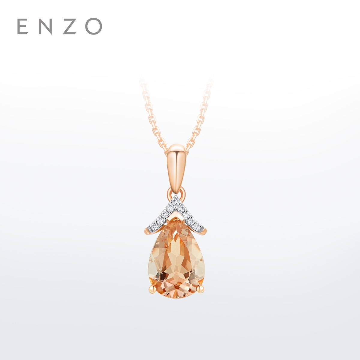 enzo粉红之境宝石吊坠