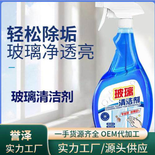 玻璃清洁剂擦玻璃水洗镜子浴室水垢窗户强力去污四季通用擦窗