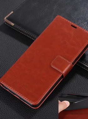 小米5splus翻盖手机壳皮套小米6红米4aX保护套5C防摔钱包插卡款